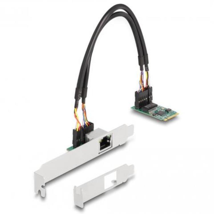 Delock M.2 Key B+M til 2.5 Gigabit LAN RJ45. - Delock