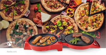 Pizzaovn og Grill 30 cm Justerbar temperatur 1800 W - Nedis
