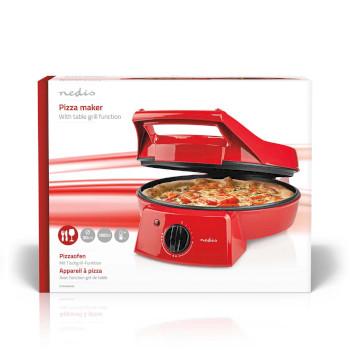 Pizzaovn og Grill 30 cm Justerbar temperatur 1800 W - Nedis