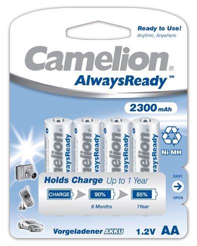 Camelion Rechargeable Always Ready NiMH AA/LR6 Blister 4 23 - Camelion