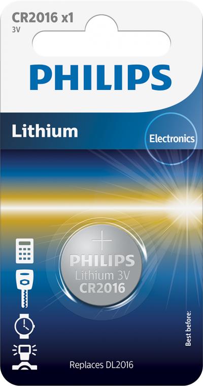 Philips Lithium CR2016 Blister 1 - Philips