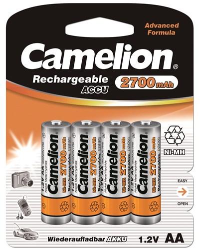 Camelion Genopladelige NiMH AA/HR6 2700mAh Blister 4 - Camelion