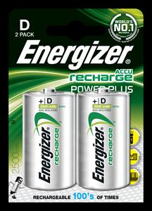 Energizer Rechargeable D 2500mah Blister 2 - Energizer