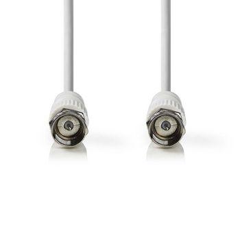 Satellit- og antennekabel F-Male F-Male Forkromet 75 Ohm - Nedis