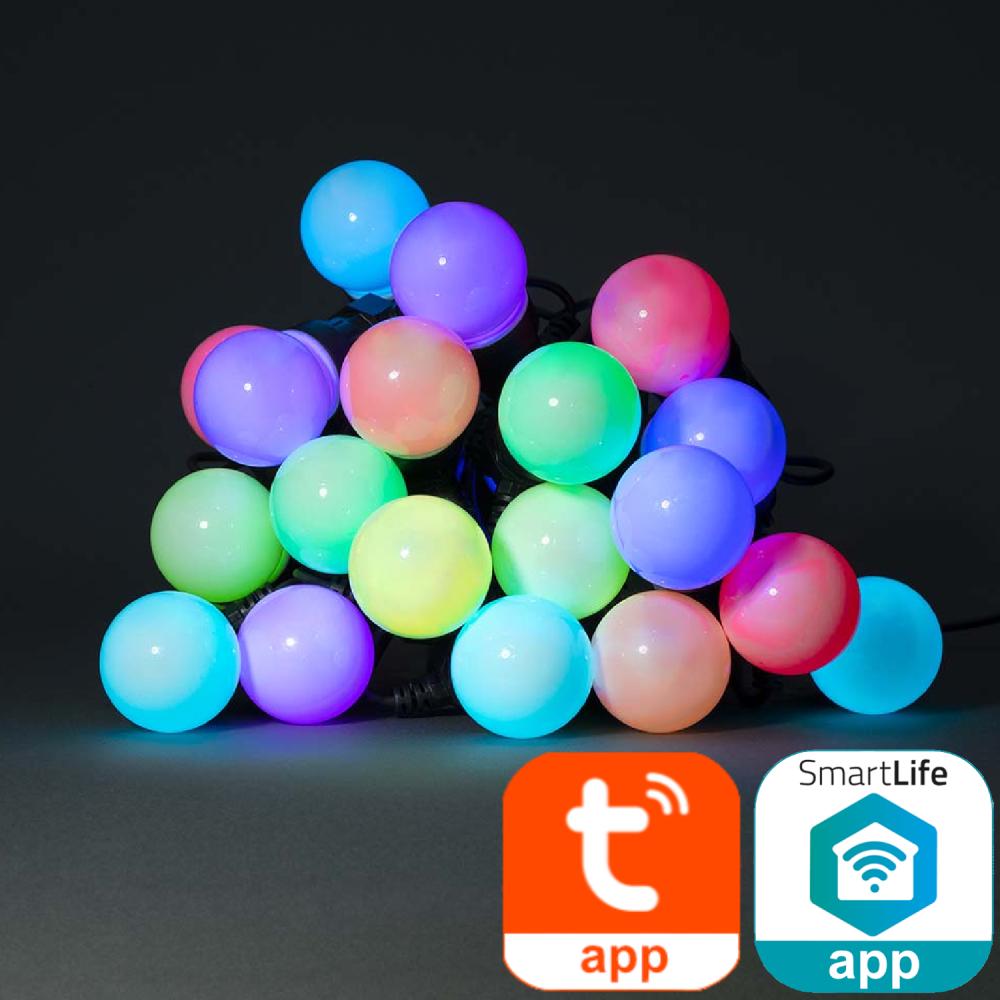 SmartLife Dekorativ LED Festlys Wi-Fi RGB 20 LEDs 10 - Nedis