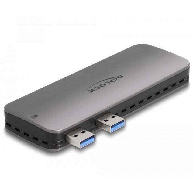 M.2 NVMe kabinet (USB A) - USB 3.2 Gen 2 - Delock