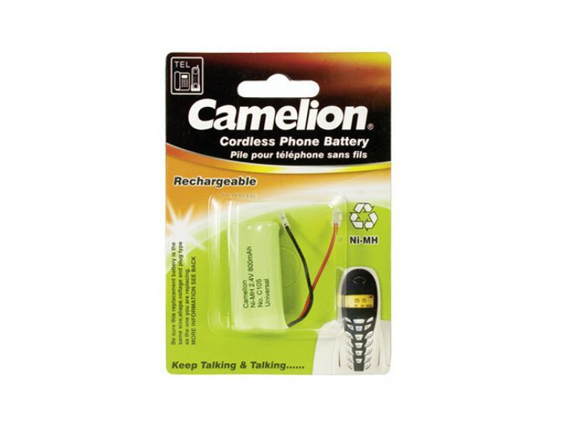 Genopladeligt batteri til trådløs telefon 2,4V 800mAh (1 stk.) - Camelion
