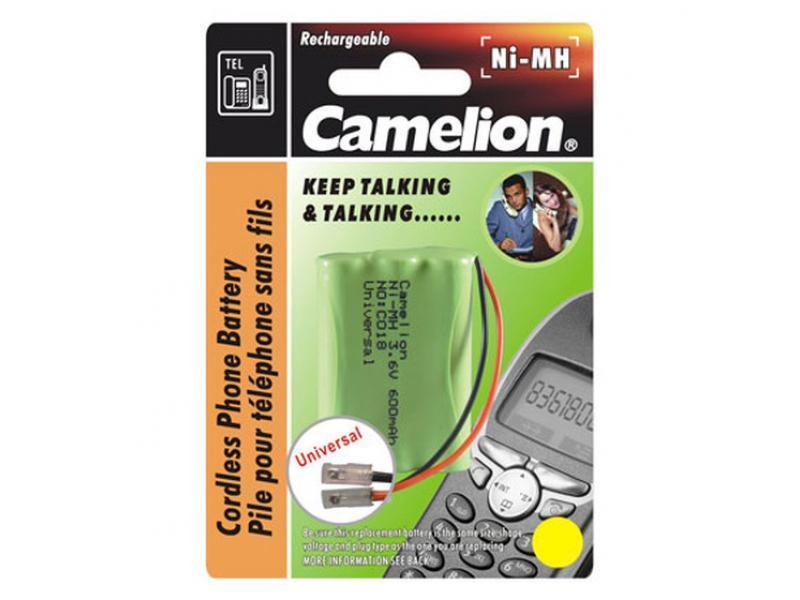 Genopladelig batteri til trådløs telefon 3,6V 600mAH (1 stk.) - Camelion