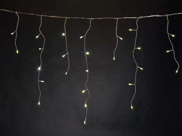RANA LED - 4 x 1,3 m - 300 LED'er - varm hvid - transparent kabel - 24 V - Vellight
