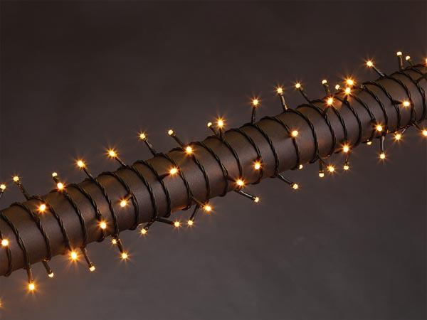 LUNA LED - 12 m - 160 LED'er - Arizona Hvid - grøn kabel - Modulator - 24 V - Vellight