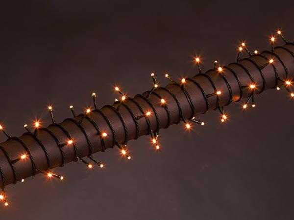 Luna LED - 40 m - 600 LEDs - Arizona Hvid - grøn kabel - 24 V - Vellight