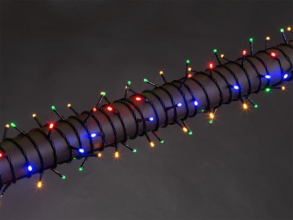 LUNA LED - 12 m - 160 LEDs - flerfarvet - grøn kabel - 24 V - Vellight