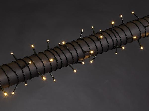 WEGA LED - 12 m - 80 LEDs - varm hvid - grøn kabel - 24 V - Vellight