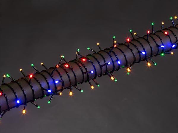 WEGA LED - 12 m - 80 LED'er - flerfarvet - grøn kabel - 24 V - Vellight