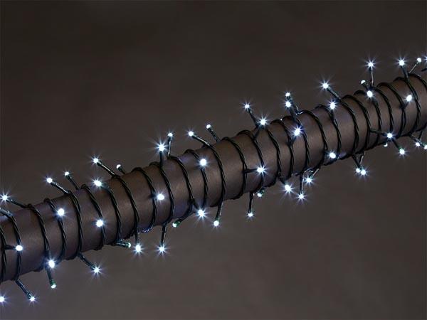 STELLA LED - 40 m - 600 LEDs - hvid - grøn kabel - 24 V - Vellight