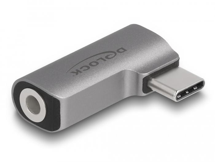 Delock Audio Adapter USB Type-C™ stik til 3,5 mm 4-polet jackstik