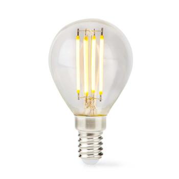 LED-pære E14 G45 4,5 W 470 lm 2700 K Dæmpbar Varmt hvid - Nedis