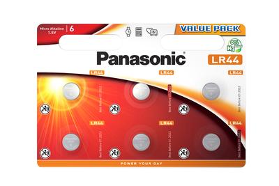 Panasonic Alkaline LR44 Blister 6 - Panasonic