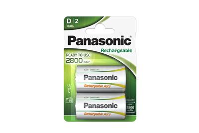Panasonic Rechargeable D 2800mah Blister 2 - Panasonic