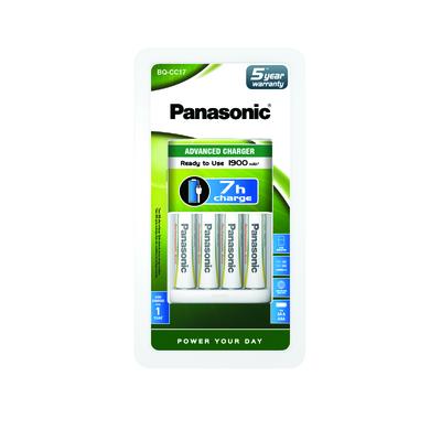 Panasonic Avanceret oplader BQ CC17 inkl. 4x AA 1900mAh - Panasonic