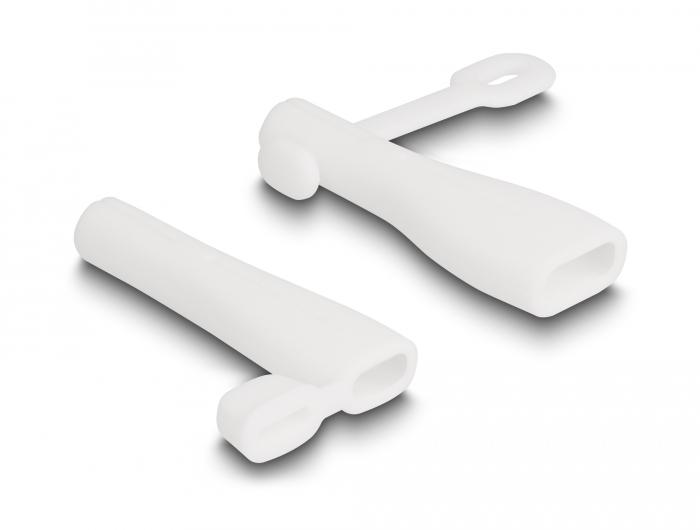 Delock støvhætte til USB Type-A-stik og USB Type-C™-stik, sæt med 2 - Delock