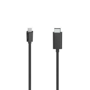 Videokabel, USB-C-stik - DisplayPort-stik, Ultra-HD 4K, 1,50 m - Hama