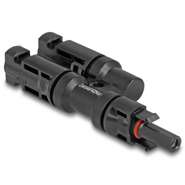 Delock DL4 Solar-connector 1 x connector op 2 x stikdaser