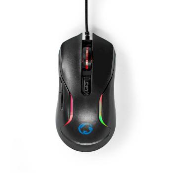Gaming Combo Kit 5-in-1 Tastatur, Hovedtelefoner, Mus og Musemåtte - Nedis