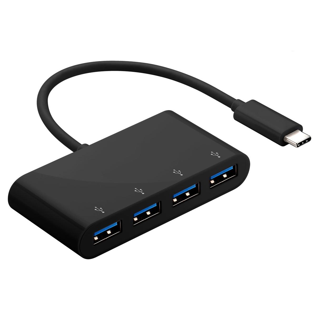 USB C til 4x USB A