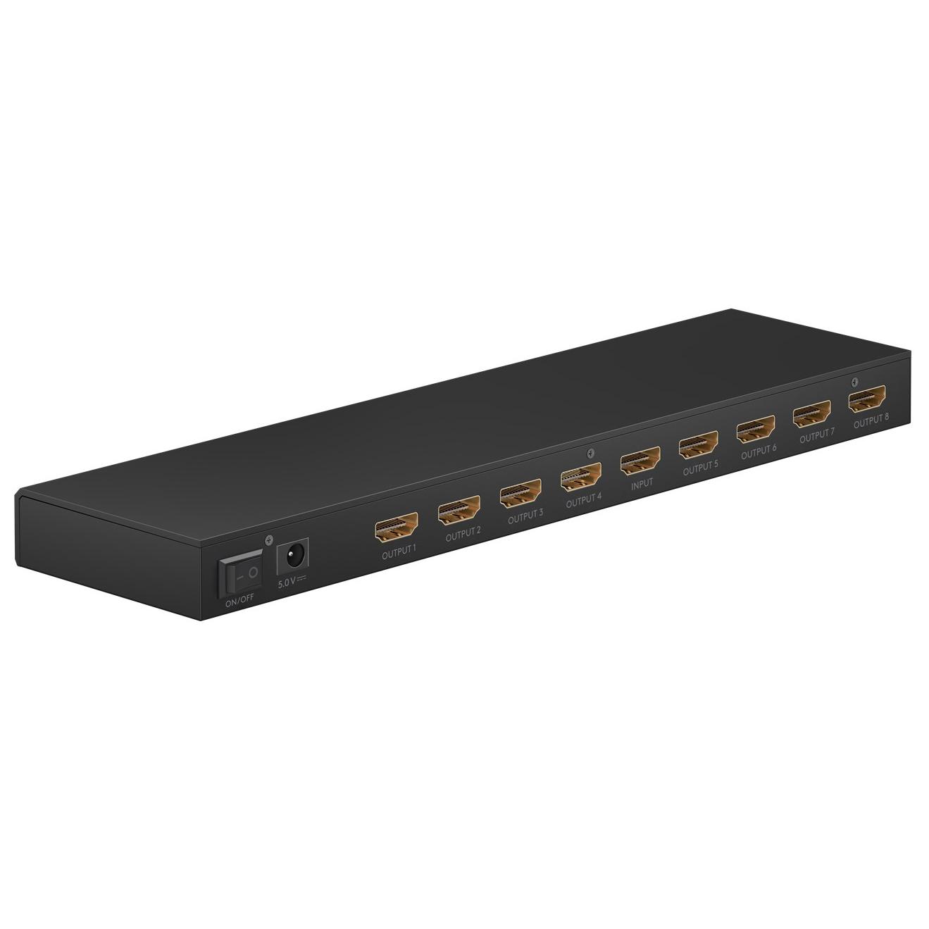 8-ports HDMI splitter - HDMI 2.0 - 4K