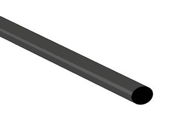 TERMISK VARMESKRUMPEHYLSTER 4,8 mm - SORT