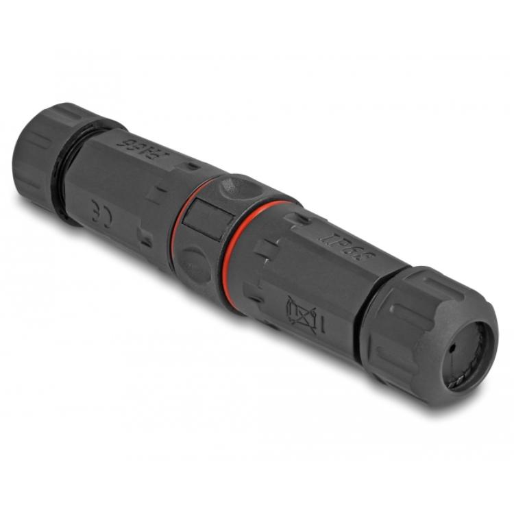 Delock Glasfiberkabelconnector LC Duplex Stik til LC Duplex Stik OM1/OM2 Vask