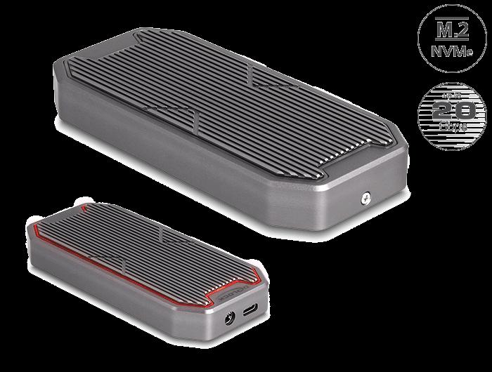 Delock Eksternt Gaming-kabinet til M.2 NVMe PCIe SSD med SuperSpeed USB