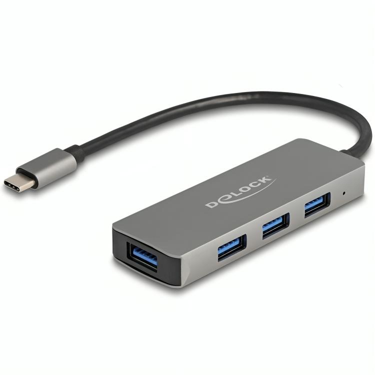 USB-C til USB-A hub 4-porte – USB 3.2