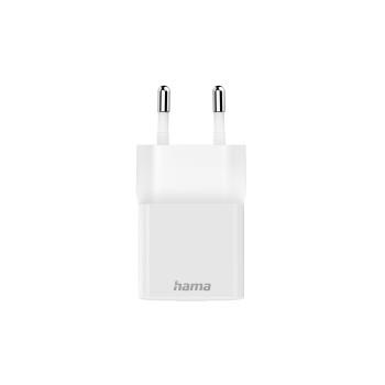 Hurtiglader USB-C, PD/Qualcomm®, Mini-lader, 20 W, hvid - Hama