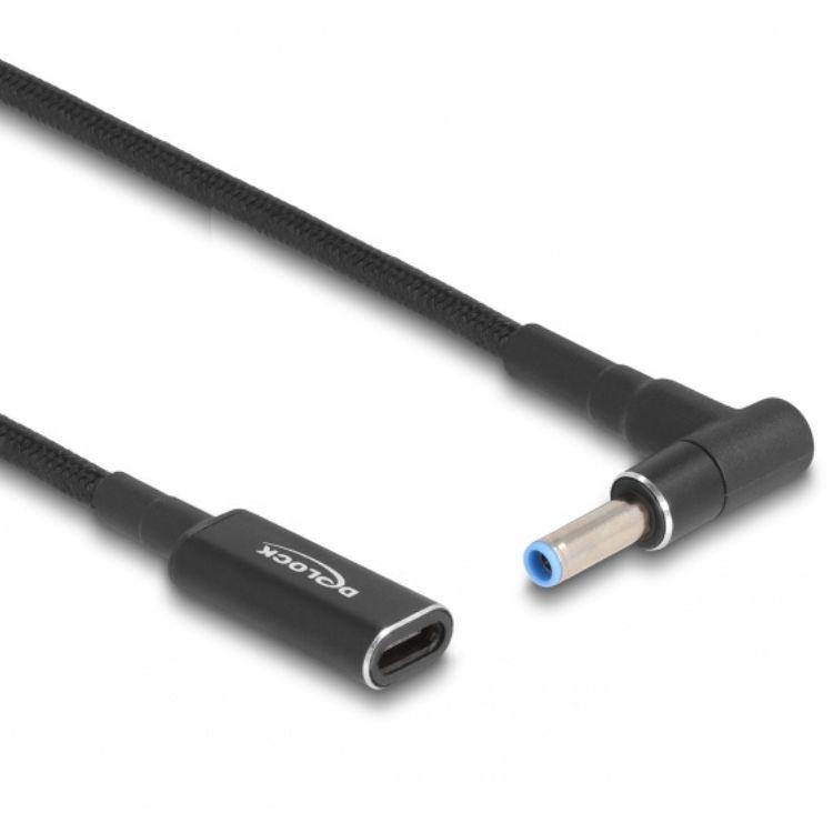 Delock Adapterkabel til Notebook USB Type-C™ hun til HP 4,5