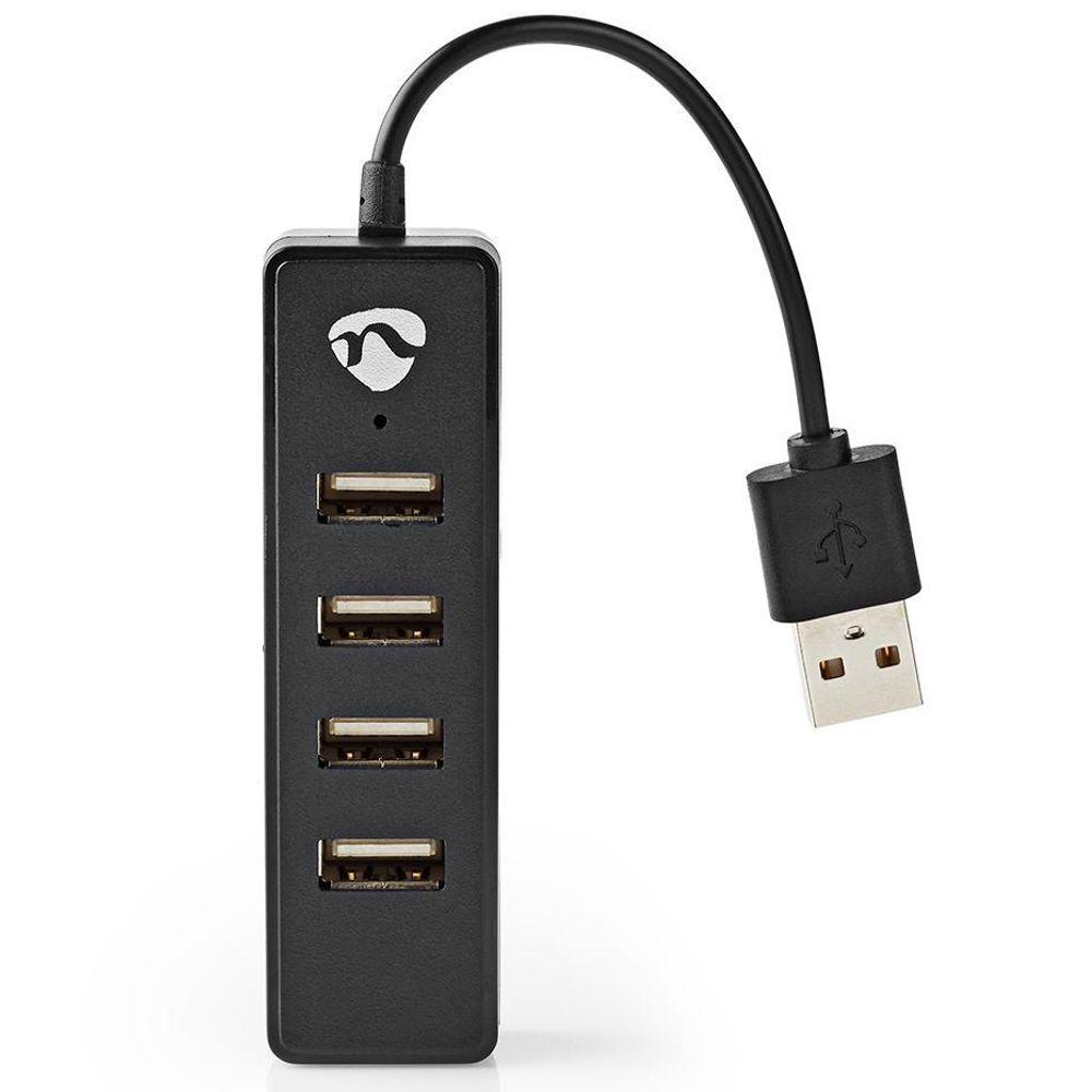Kompakt USB A hub med 4 porte til ekstra USB-tilslutninger