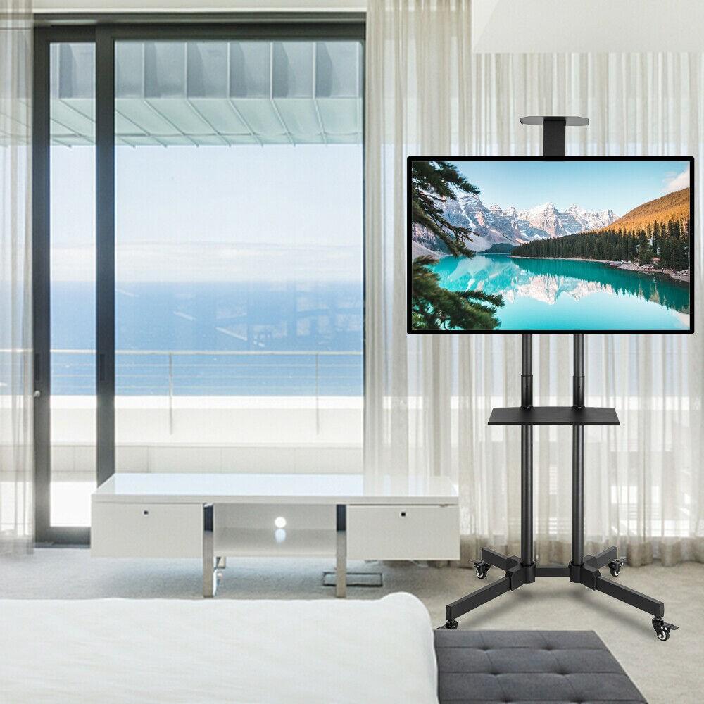 Tv stand gulvstander mobil 37–70 tommer justerbar