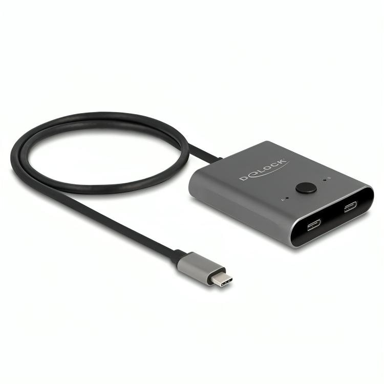 USB C switch med DisplayPort Alt Mode og Power Delivery