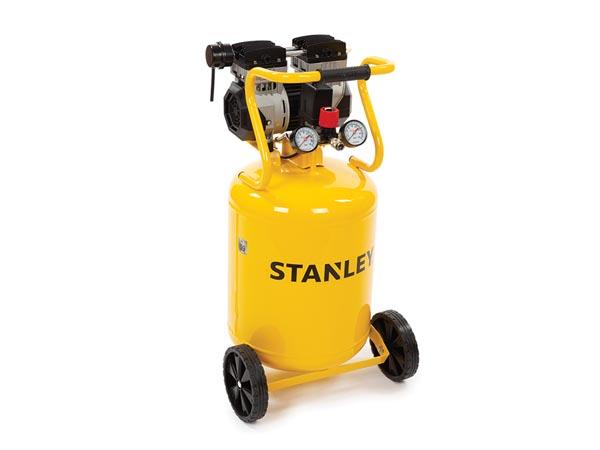 Kompressor - Oliefri - Vertikal - Lydfattig - 50 L / 1 hk / 8 bar - Stanley