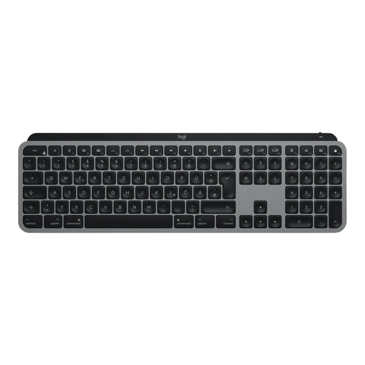 Logitech Wireless Keyboard MX Keys til MAC sort - Logitech