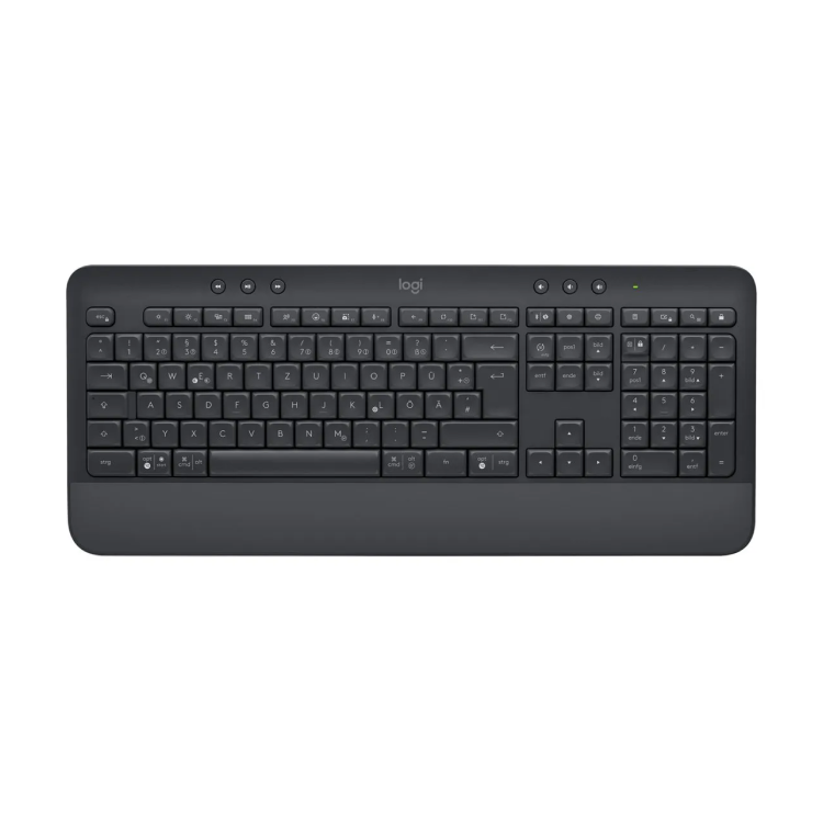 Logitech trådløst tastatur K650 Signature sort detail - Logitech
