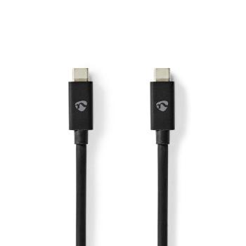 USB-kabel USB 4.0 Gen 3x2 USB-C™ Male USB-C™ Male 240 W - Nedis