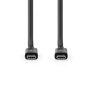 USB-kabel USB 4.0 Gen 3x2 USB-C™ Male USB-C™ Male 240 W - Nedis
