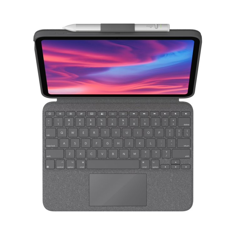 Logitech Combo Touch - Tastatur og folie - LOGITECH