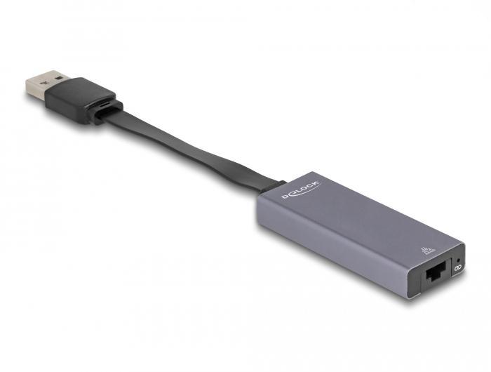 Delock USB Type-A-adapter til 2,5 Gigabit LAN slim