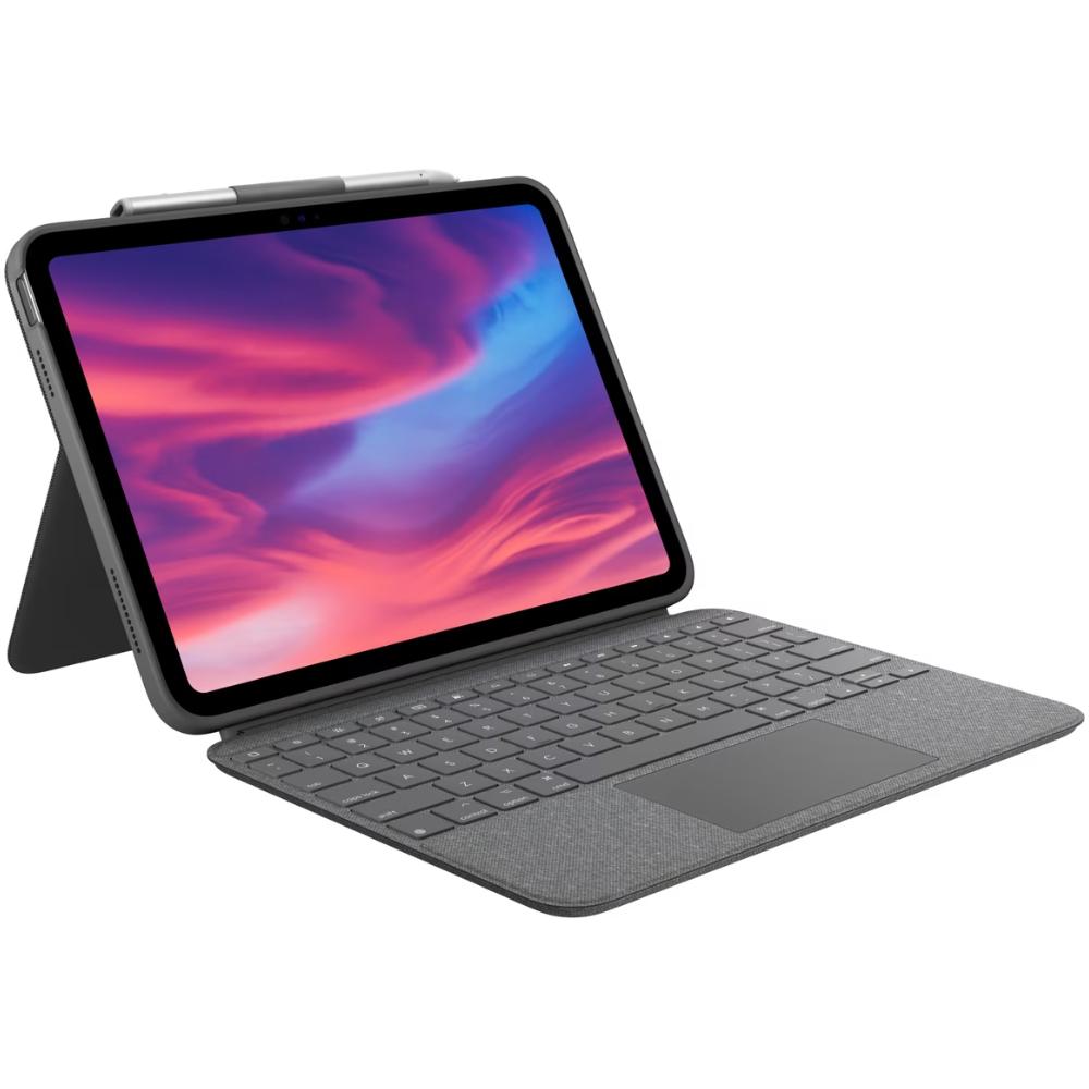 Logitech Combo Touch - Tastatur og folie - LOGITECH