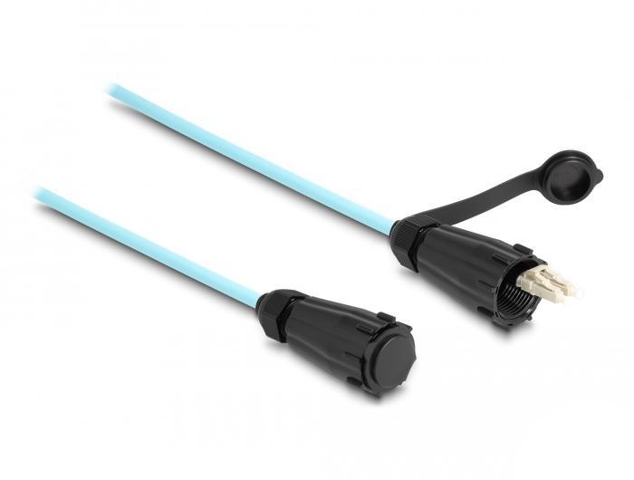 Delock LWL Kabel LC Duplex til LC Duplex OM3, 2 m