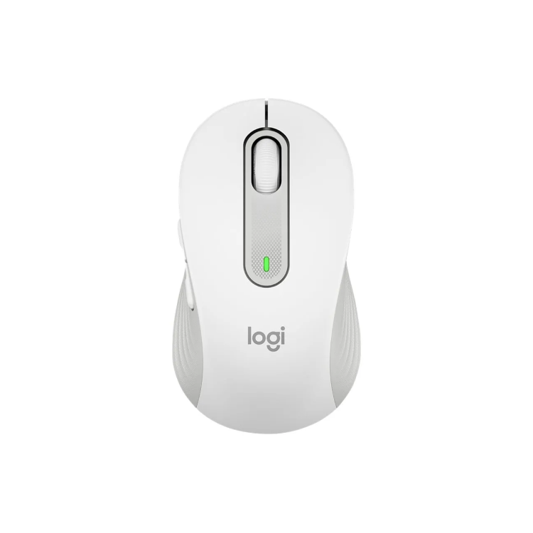 Logitech trådløs mus M650 L Bolt/Bluetooth hvid links - Logitech