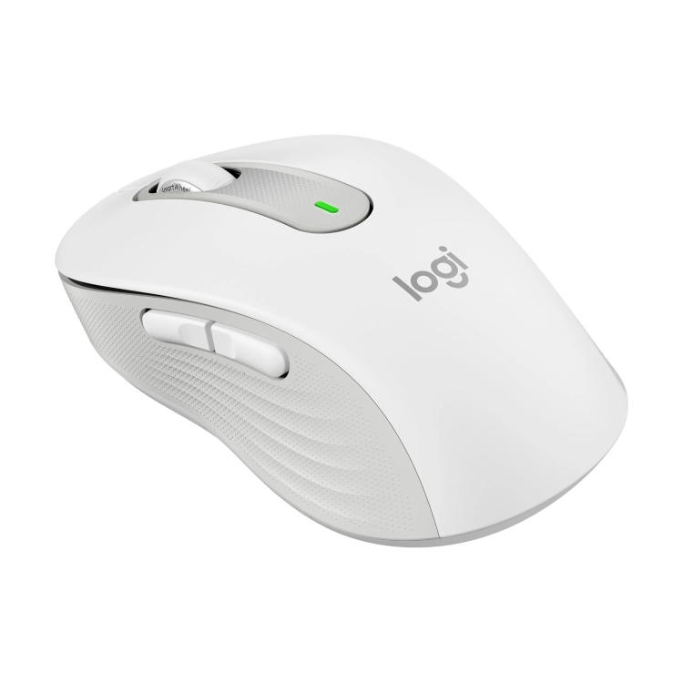 Logitech trådløs mus M650 L Bolt/Bluetooth hvid links - Logitech